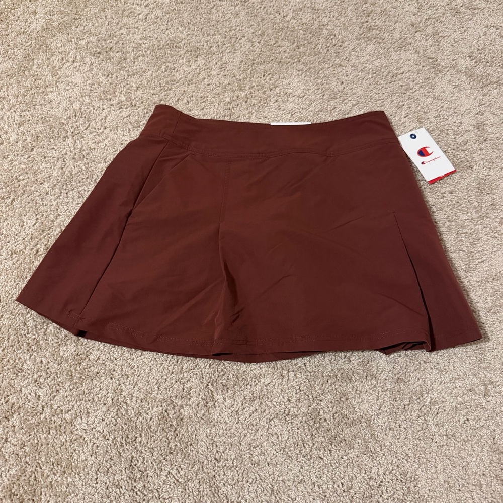 Champion Women's Pleated Skort Maroon Size 14 athleisure preppy new with tag